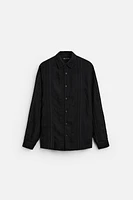 SEMI-SHEER JACQUARD SHIRT