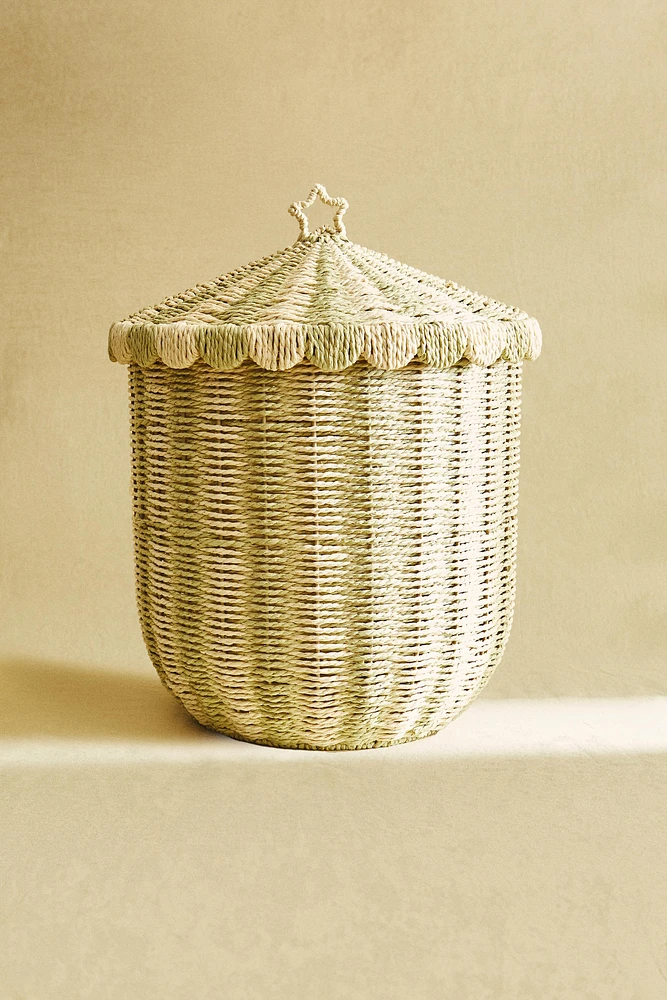 CORBEILLE ENFANT PAPIER CIRQUE