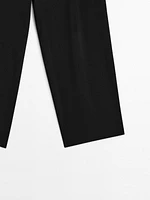 Pantalon de costume à pince en lin - Limited Edition