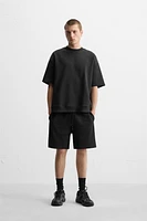 INTERLOCK STRUCTURED SHORTS