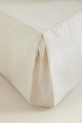 FADED LINEN BEDSKIRT