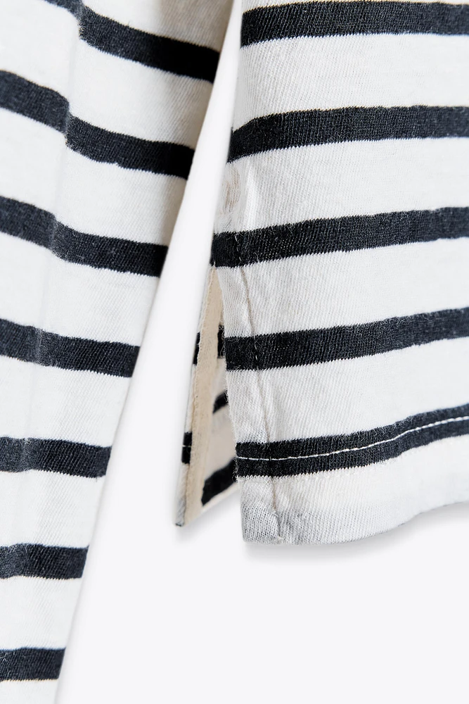 STRIPED LONG SLEEVE T-SHIRT