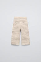 JACQUARD KNIT PANTS SKI COLLECTION