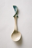 CERAMIC SERVING SPOON WITH IRREGULAR HANDLE