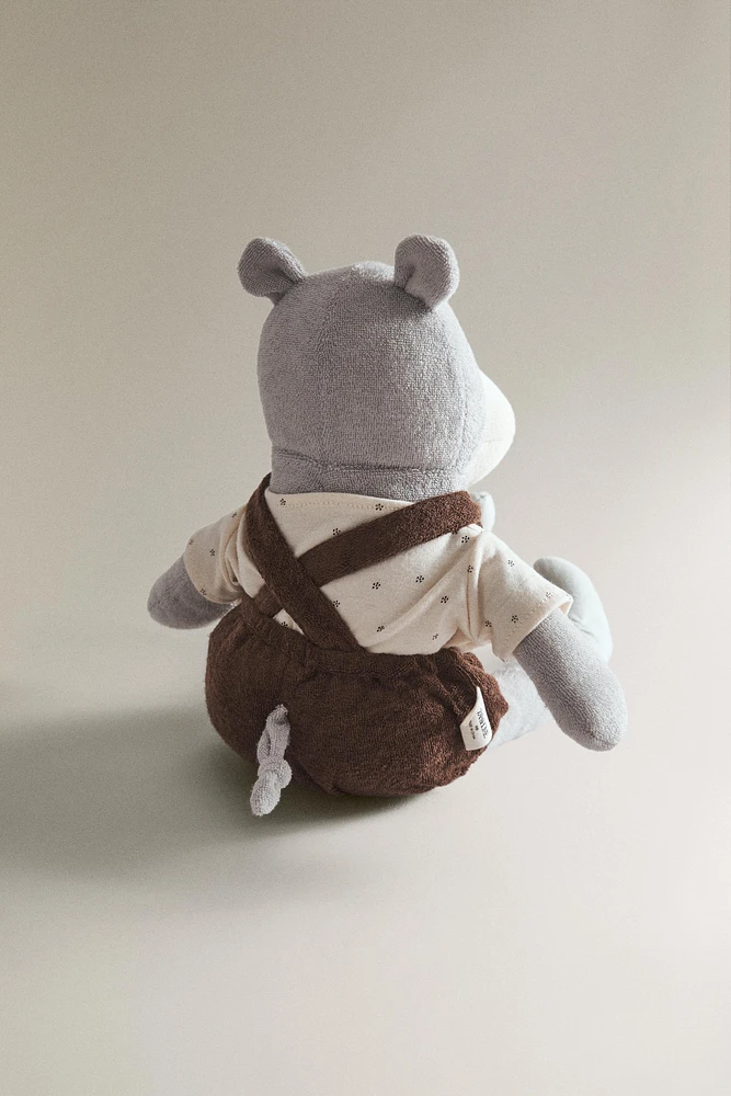 PELUCHE ENFANT HIPPOPOTAME MUSICAL