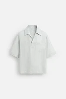 100% LINEN POLO SHIRT
