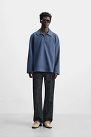 SURCHEMISE SMOCK DÉLAVÉE