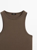 Top slim à clous