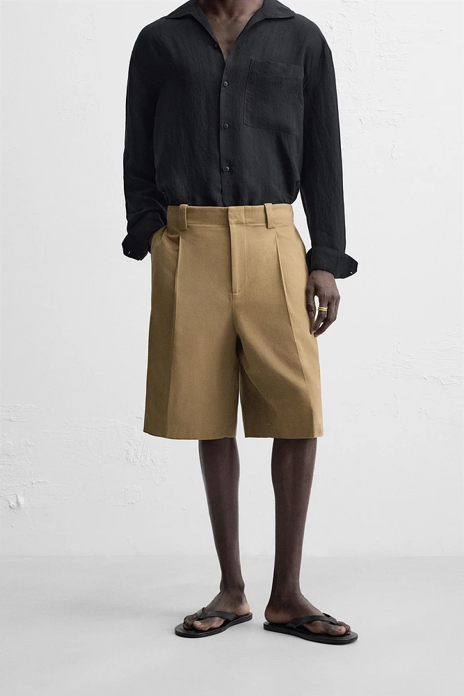 BERMUDA RELAXED FIT PLIS