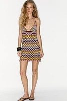 KNIT MINI DRESS