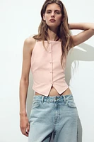TOP GILET BOUTONS