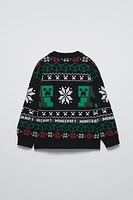 MINECRAFT © MOJANG AB ™ KNIT SWEATER