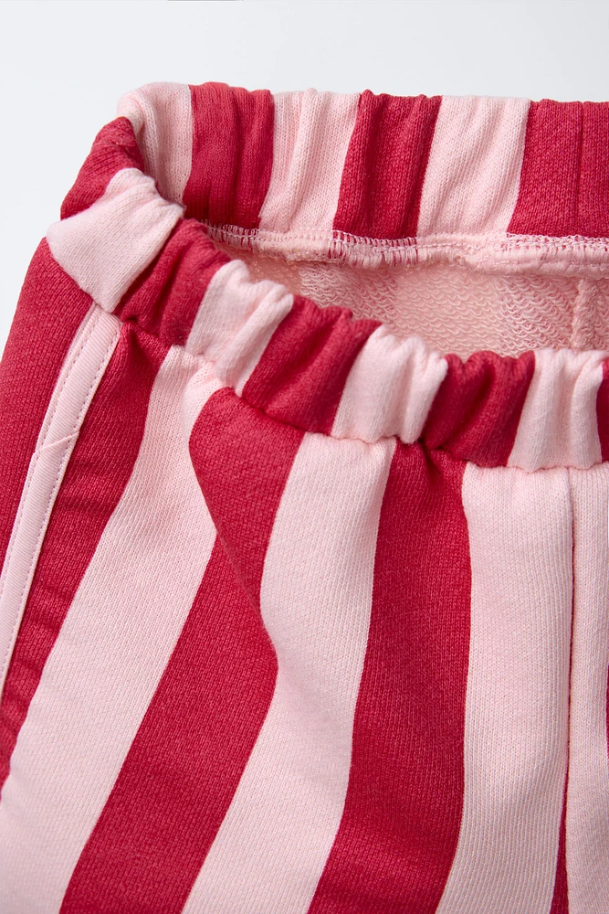 CASA LAWA © X ZARA KIDS STRIPED SHORTS