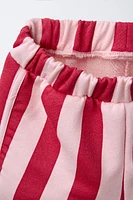CASA LAWA © X ZARA KIDS STRIPED SHORTS