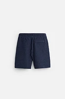 BERMUDA RELAXED FIT SEERSUCKER