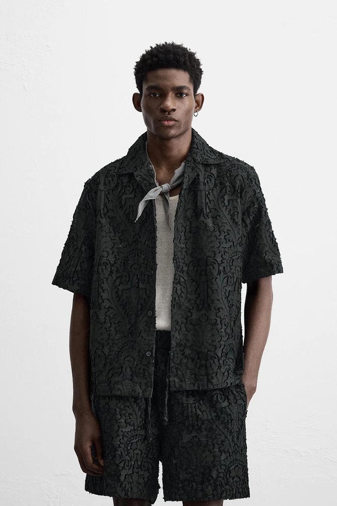 GEOMETRIC JACQUARD SHIRT