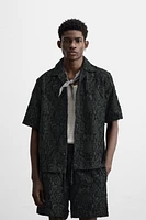 GEOMETRIC JACQUARD SHIRT