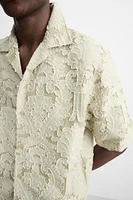 CHEMISE JACQUARD GÉOMÉTRIQUE