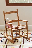 FAUTEUIL À BASCULE EN BOIS