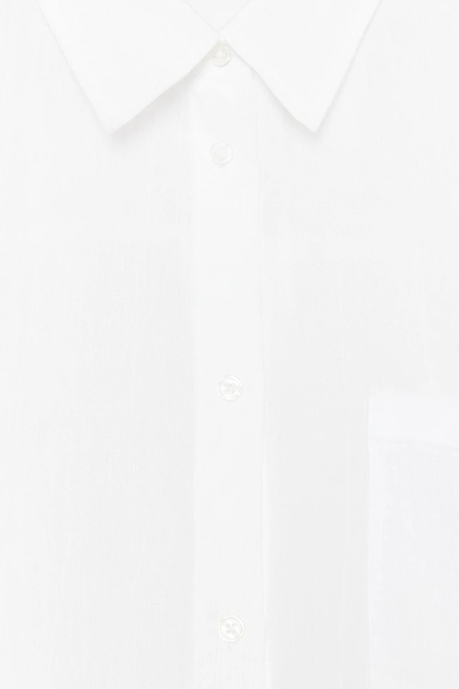 CHEMISE OVERSIZE EN GASE