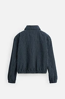 STRIPED STRUCTURED JACKET