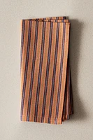 STRIPED DYED THREAD NAPKINS (SET OF 2)