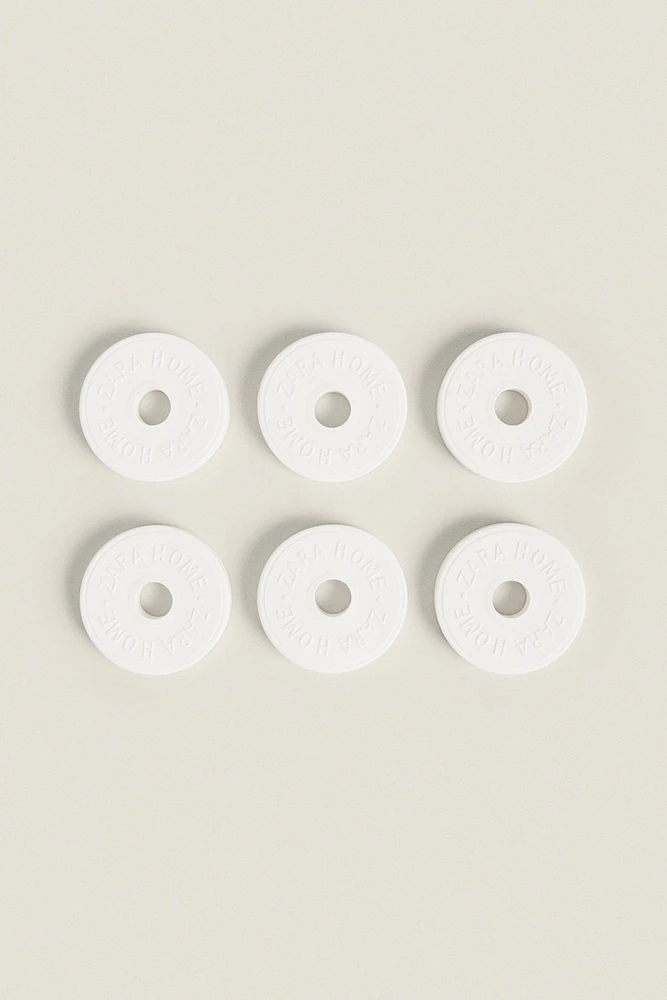 LOT CÉRAMIQUE PARFUMÉE WHITE POWDERY (LOT DE 6)