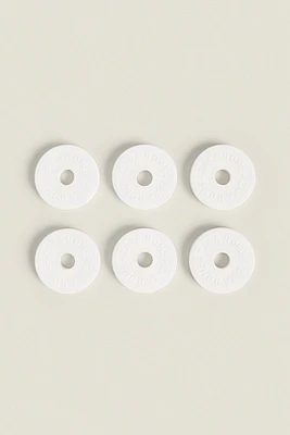 LOT CÉRAMIQUE PARFUMÉE WHITE POWDERY (LOT DE 6)