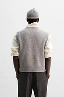 WOOL KNIT VEST