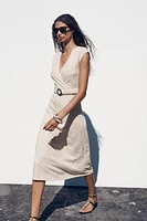 RUSTIC MIDI DRESS