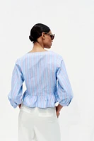 STRIPED TIE SHIRT