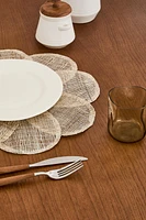 SET DE TABLE FLEUR RAMIE
