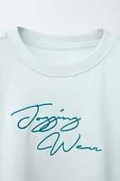 T-SHIRT JOGGING INSCRIPTION
