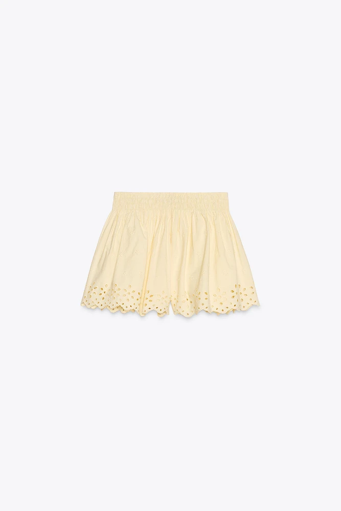 EMBROIDERED SHORTS