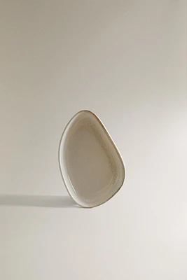MINI ASSIETTE GRÈS ÉCRU