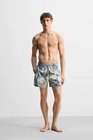 PRINTED MID-LENGTH SWIMSUIT