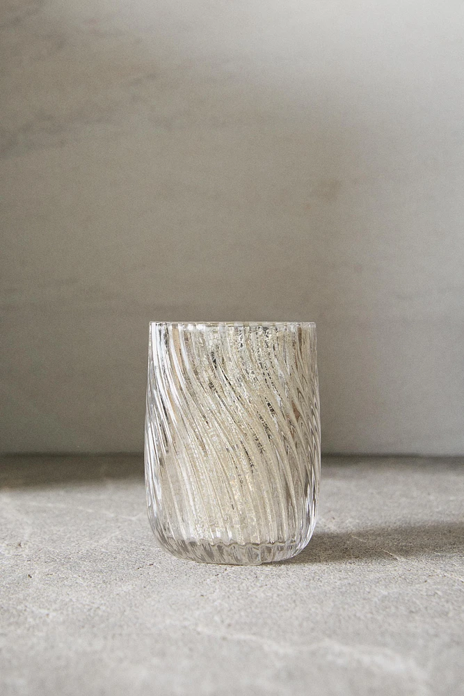 PORTE-BROSSES À DENTS VERRE RECYCLABLE MERCURISÉ