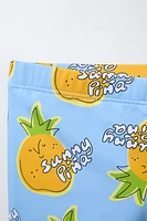 2-6 ANS/ BOXER DE BAIN ANANAS