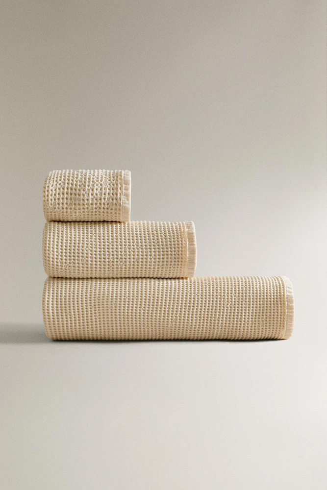 SERVIETTE DE BAIN MINIWAFFLE
