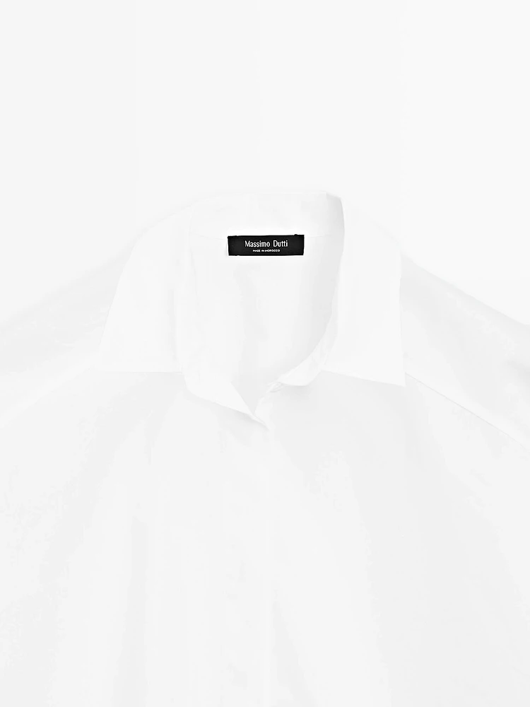 Chemise 100 % coton avec coutures