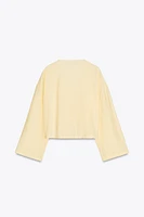 CRINKLED EFFECT KIMONO