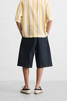BERMUDA EN DENIM COUPE LARGE