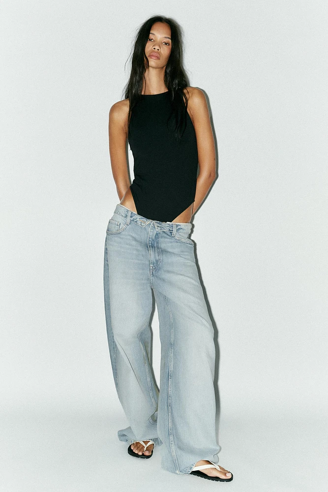 POLYAMIDE HALTER BODYSUIT