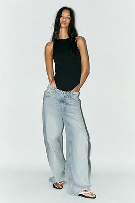 POLYAMIDE HALTER BODYSUIT