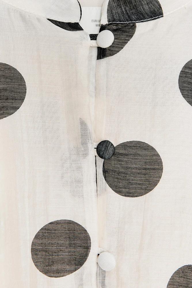 TOP HALTER À POIS