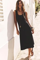 INTERLOCK MIDI DRESS