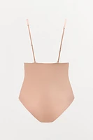 POLYAMIDE CROSS-BACK STRAPPY BODYSUIT