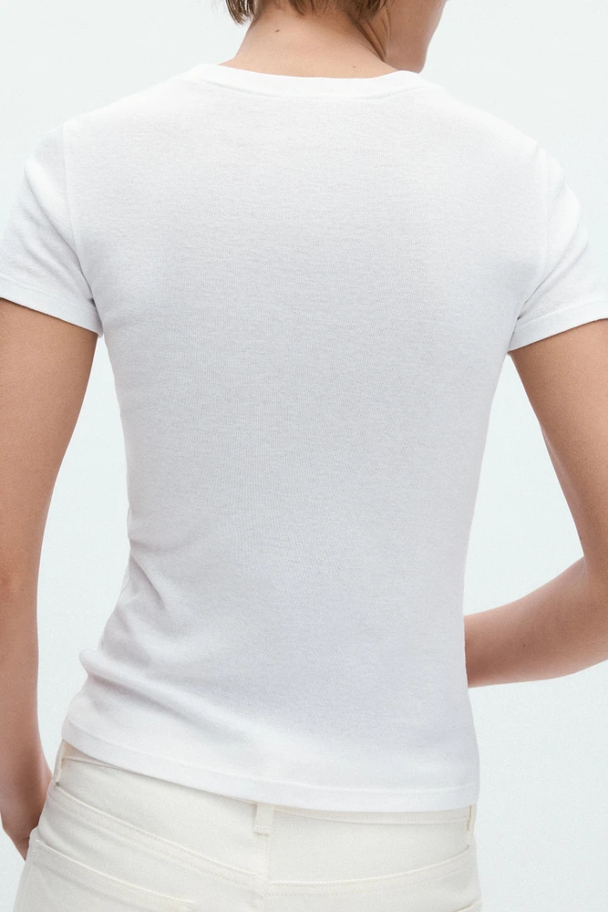 SHORT SLEEVE COTTON T-SHIRT