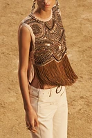 TOP BRODÉ FRANGES LIMITED EDITION