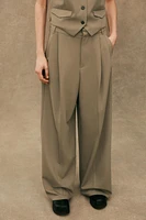 PANTALON À DOUBLE PLI